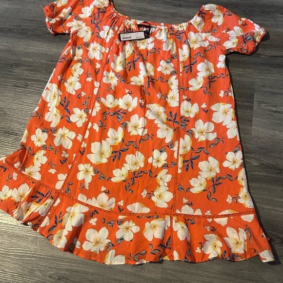 Cotton On Dresses & Skirts - Cotton On Orange Floral Mini Dress